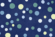 Deep blue polka dots pattern, a Decorative Illustration by DigitalArsiart (Thumbnail 4 of 6)