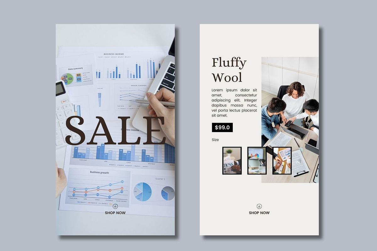 Elegant Social Media Story Templates, a Social Media Template by BoontenStudio (Photo 6 of 8)