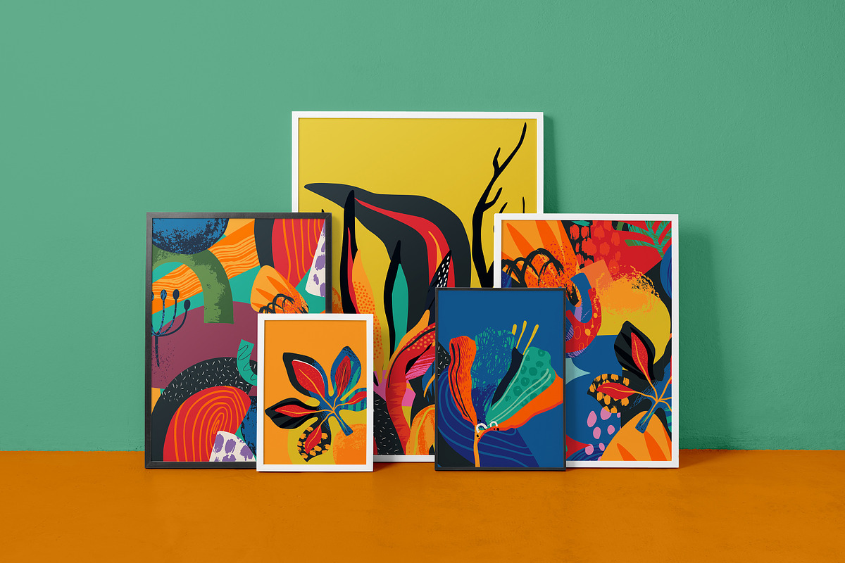 Large vector bundle. Floral Abstract, a Pattern Graphic by Molly art (Photo 30 of 48)