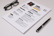 Elementary Teacher Resume Template, a Resume Template by MediaKitTemplates (Thumbnail 3 of 9)