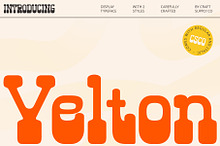 Velton – Reverse Contrast Font