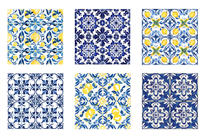 Sicilian Majolica Tile Patterns