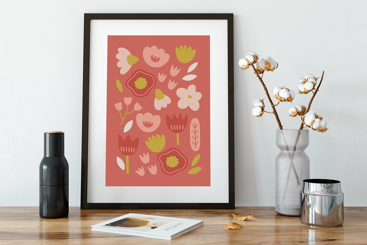 Retro Florals - Nature Collection, a Seasonal Illustration by miumiu (Photo 9 of 15)