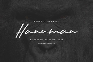 Hanuman Font, a Handwritten Font by Zelda Graphic