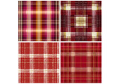 Flat Christmas Plaid Pattern Design, an Illustration by DreamPrint404 (Thumbnail 3 of 5)