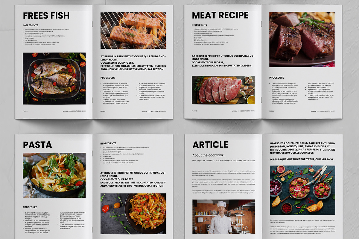 Cook Book Template, a Magazine Template by ContestDesign (Photo 3 of 3)