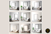Set with frame mockups 4, a Merchandise Mockup by MightyTreeIE (Thumbnail 2 of 2)