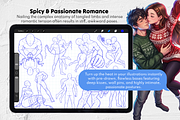 Xmas Couple Procreate Brushes, a Brush Add-On by Selentaori Studio (Thumbnail 5 of 12)