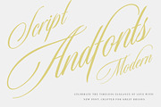 New Freya - Modern Classic Script, a Script Font by Andfonts (Thumbnail 1 of 5)