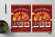 Asian Menu Flyer, a Flyer Template by Annora Studio (Thumbnail 2 of 6)