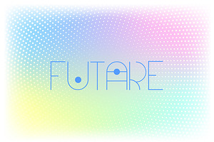 Futare - Futuristic Display Font, a Serif Font by RabbitAndPencil