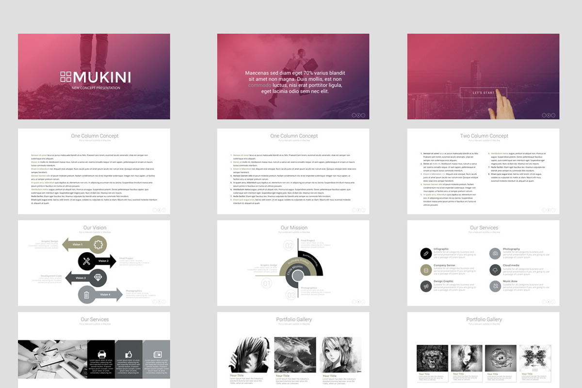 Mukini Keynote, a Presentation Template by Flyer King (Photo 2 of 2)