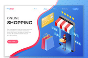 Online Internet Shopping Delivery, a Person Illustration by TAlex (Thumbnail 3 of 6)