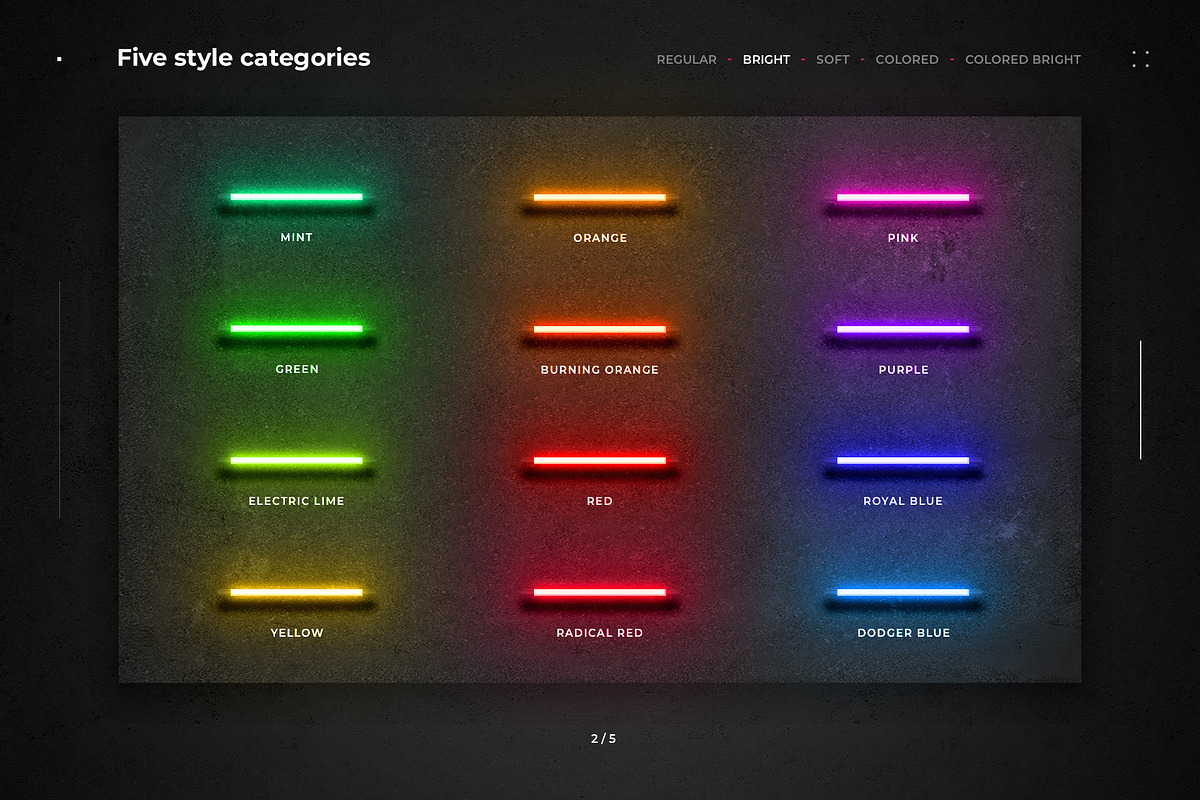 Neon Layer Styles preview 4