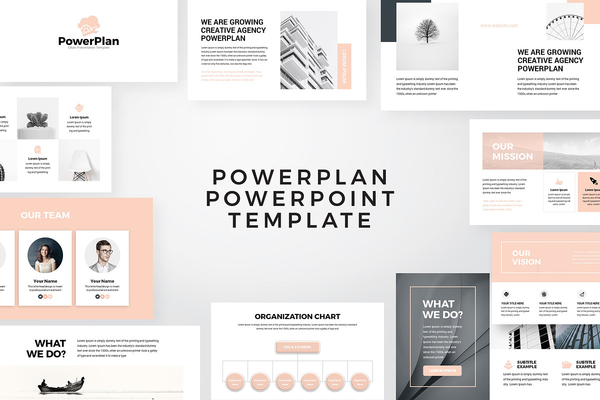 Business PowerPoint Template, a Presentation Template by RsmBoutique2021 (Photo 1 of 5)