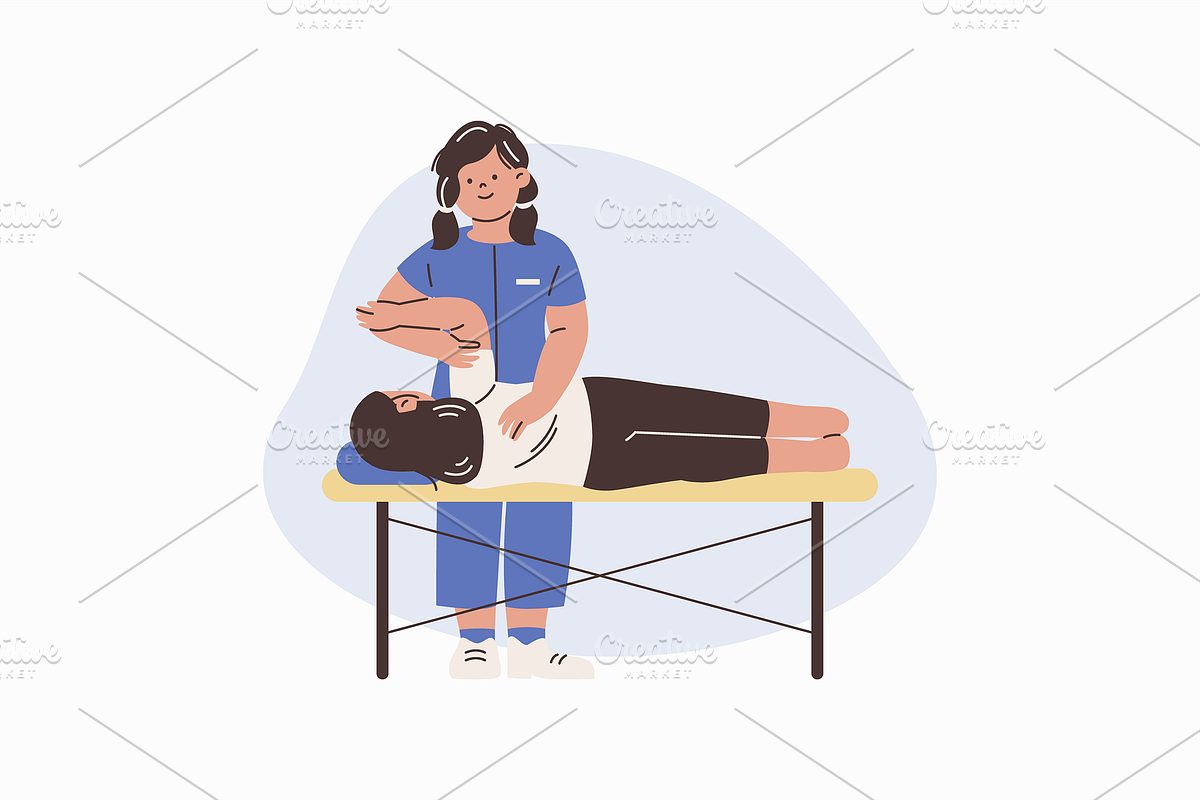 Chiropractic Treatments Illustration, an Object Graphic by Jump Studio (Photo 7 of 12)