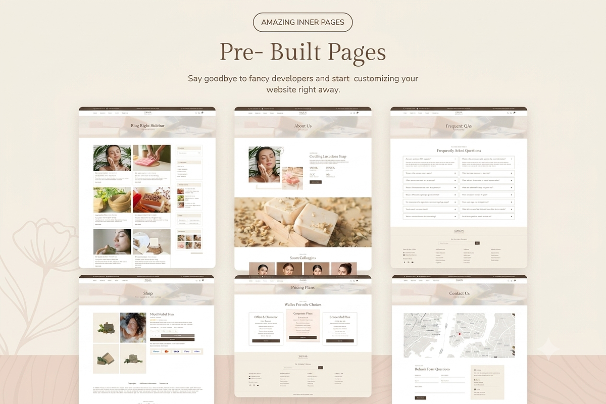 Jabon - Organic Soap WordPress Theme, a WordPress Template by ThemesRain (Photo 3 of 3)