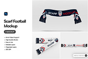 Scarf Football Mockup, a Merchandise Mockup by SLAB! Design (Thumbnail 1 of 5)
