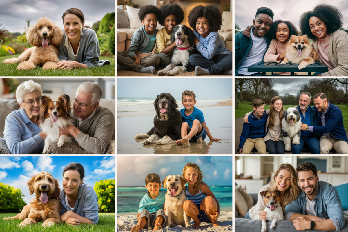 Dogs and Their Human Family Photos, an Animal Photo by PrintHaven Designs (Photo 7 of 7)
