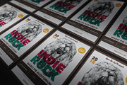 Hand Drawn Lion Indie Gig Flyer, a Flyer Template by ashenterprise (Thumbnail 3 of 3)
