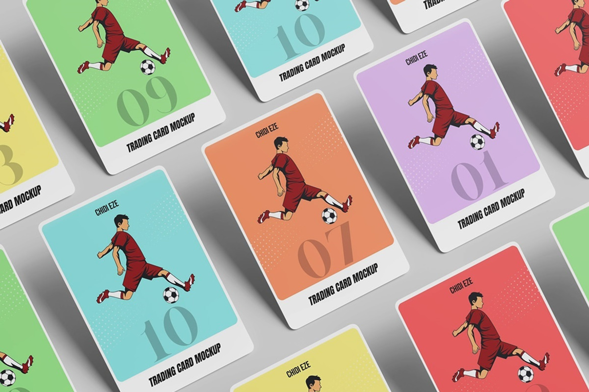 Trading Cards Mockup, a Packaging Mockup by Tokobeta (Photo 6 of 9)