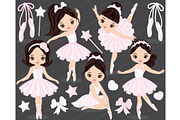 Vector Ballerina,Vector Ballet, an Illustration by TheCreativeMill (Thumbnail 2 of 4)