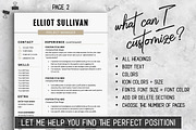 RESUME Design CV Template (MS Word), a Resume Template by LevelUpResume (Thumbnail 4 of 5)