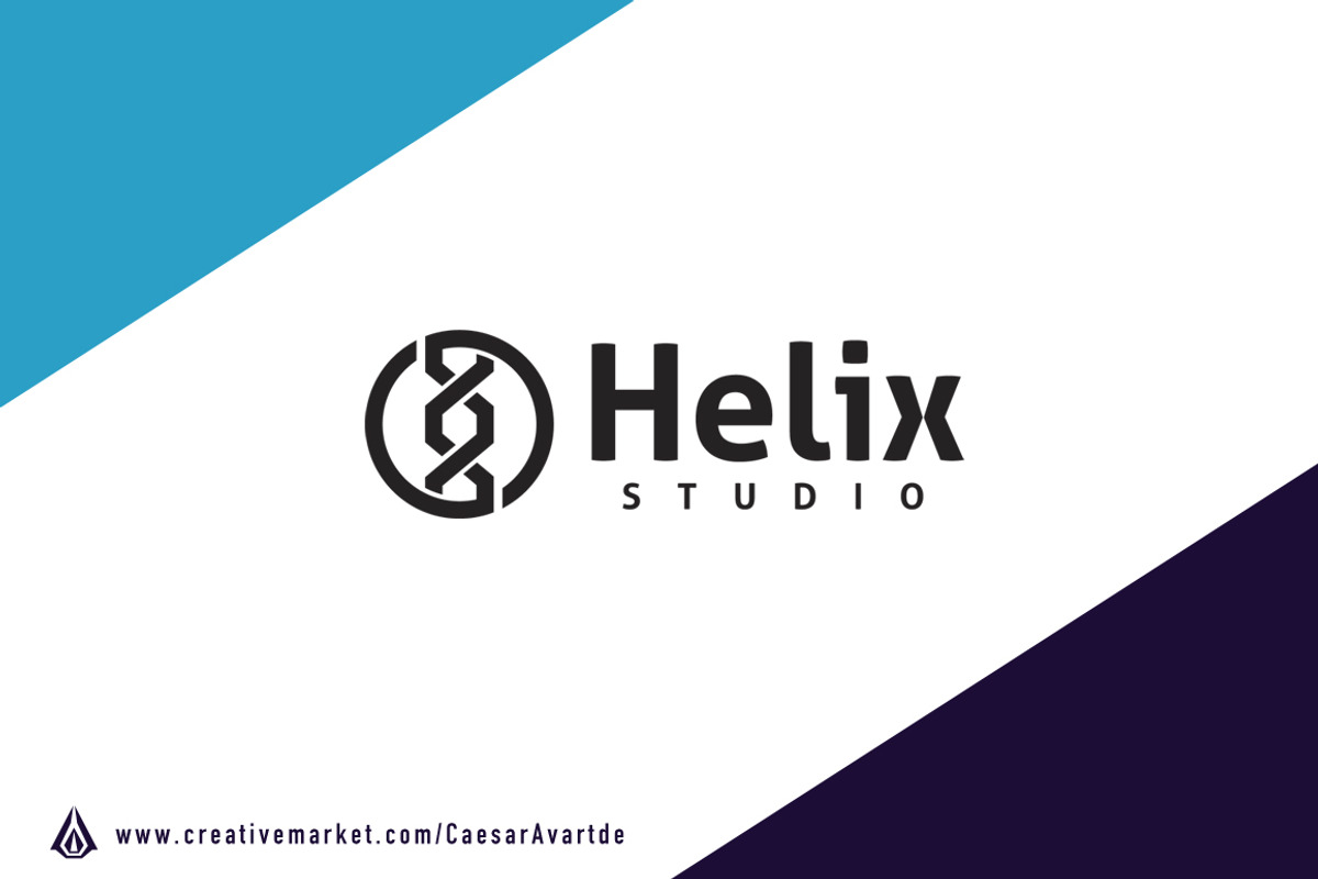 Helix DNA Logo Template, a Branding & Logo Template by Avartde Creative (Photo 3 of 3)