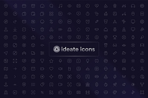 ideate icons - minimal icon pack v2