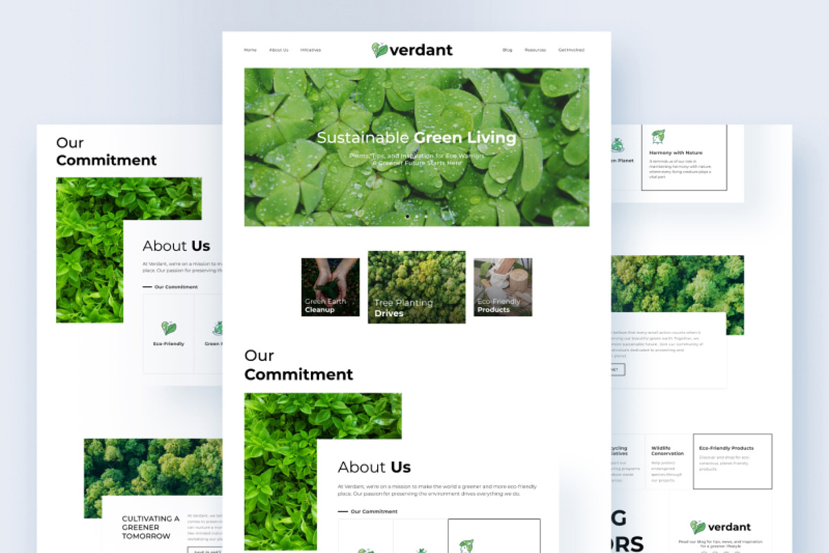 Environmental Conservation UI Kit, an UI Kit Template by hiddemaru (Photo 2 of 6)