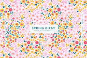 Spring Ditsy Vector Seamless Pattern, a Pattern Graphic by MalyskaStudio (Thumbnail 1 of 15)