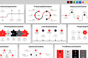 Roadmap Timeline Infographic Present, a Presentation Template by BrandPacks (Thumbnail 1 of 7)