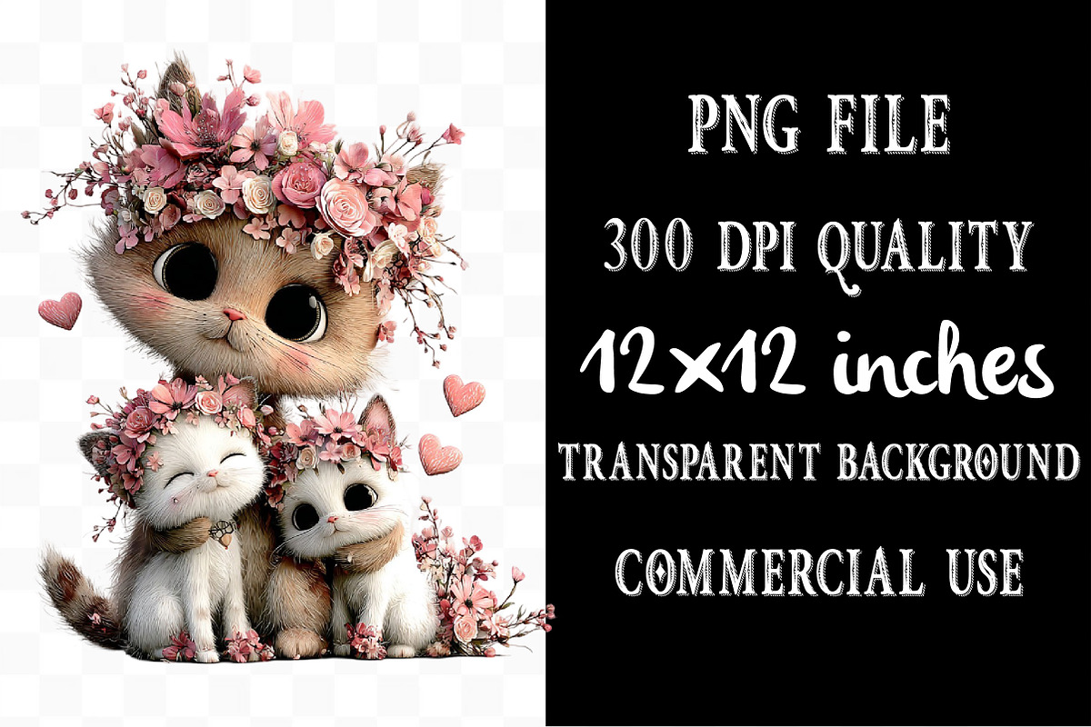 Mother's Day Animals Clipart, a Seasonal Illustration by Designking (Photo 4 of 5)