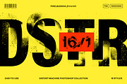 Distort Machine Effects Collection, a Layer Style Add-On by pixelbuddha.net (Thumbnail 1 of 9)