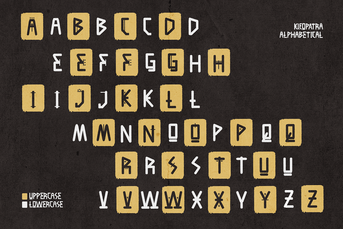 Kleopatra – Brush Ethnic Geometric, a Sans Serif Font by Inviline.co (Photo 3 of 15)