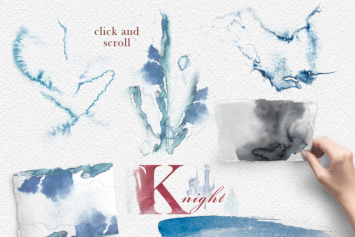 Watercolor Knight Clipart Set, a Person Illustration by ArtCreationsDesign (Photo 6 of 10)