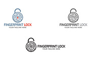 Fingerprint Lock Logo, a Branding & Logo Template by Martin-Jamez (Thumbnail 4 of 4)