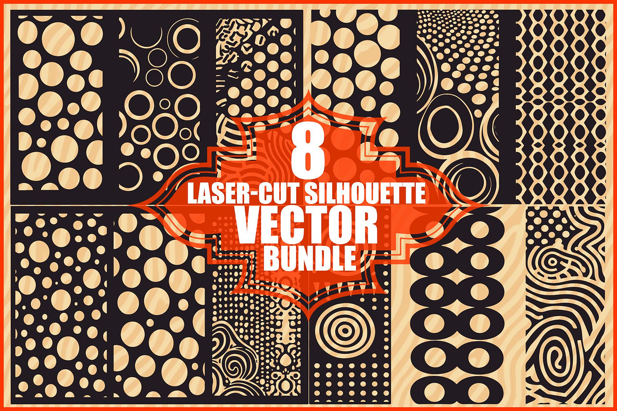 Geometric Laser Cut Vector Bundle, an Illustration by Designs_River (Photo 1 of 9)