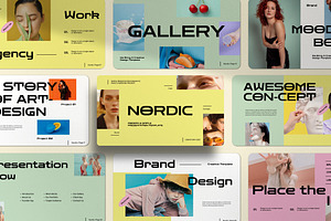 Nordic Minimalism Pastel Powerpoint