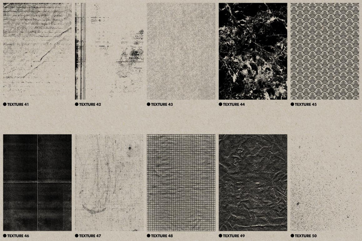 50 Super Hi Res Textures - A0, a Texture Graphic by Offset