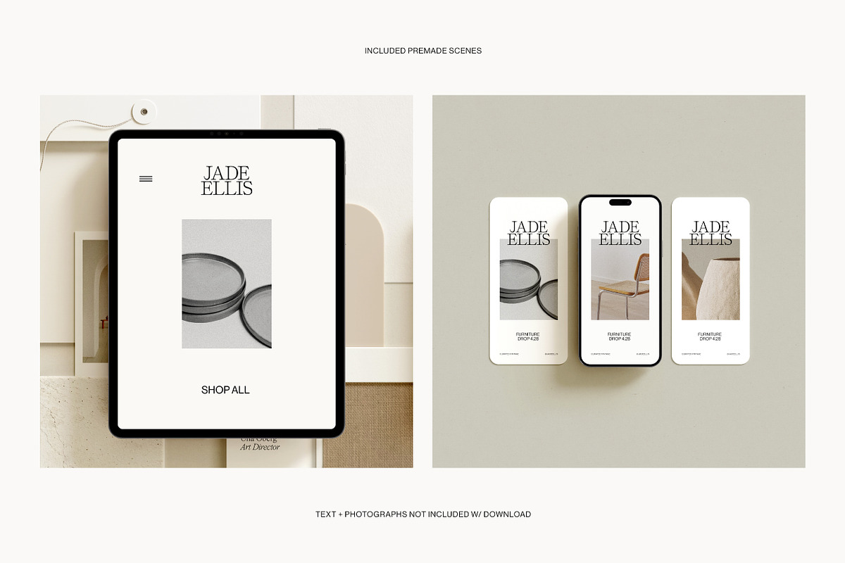 Moodboard + Device Mockup Kit, an Advertising Mockup by October November (Photo 5 of 15)