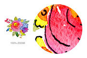 Watercolor bouquets of flowers, a Graphic by GraphicsDish (Thumbnail 3 of 3)