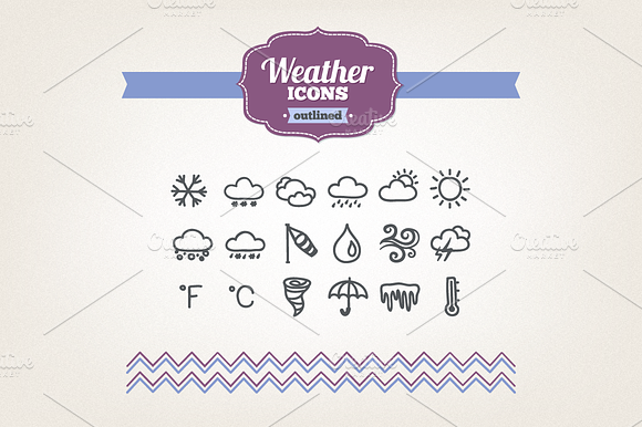Hand Drawn Weather Icons