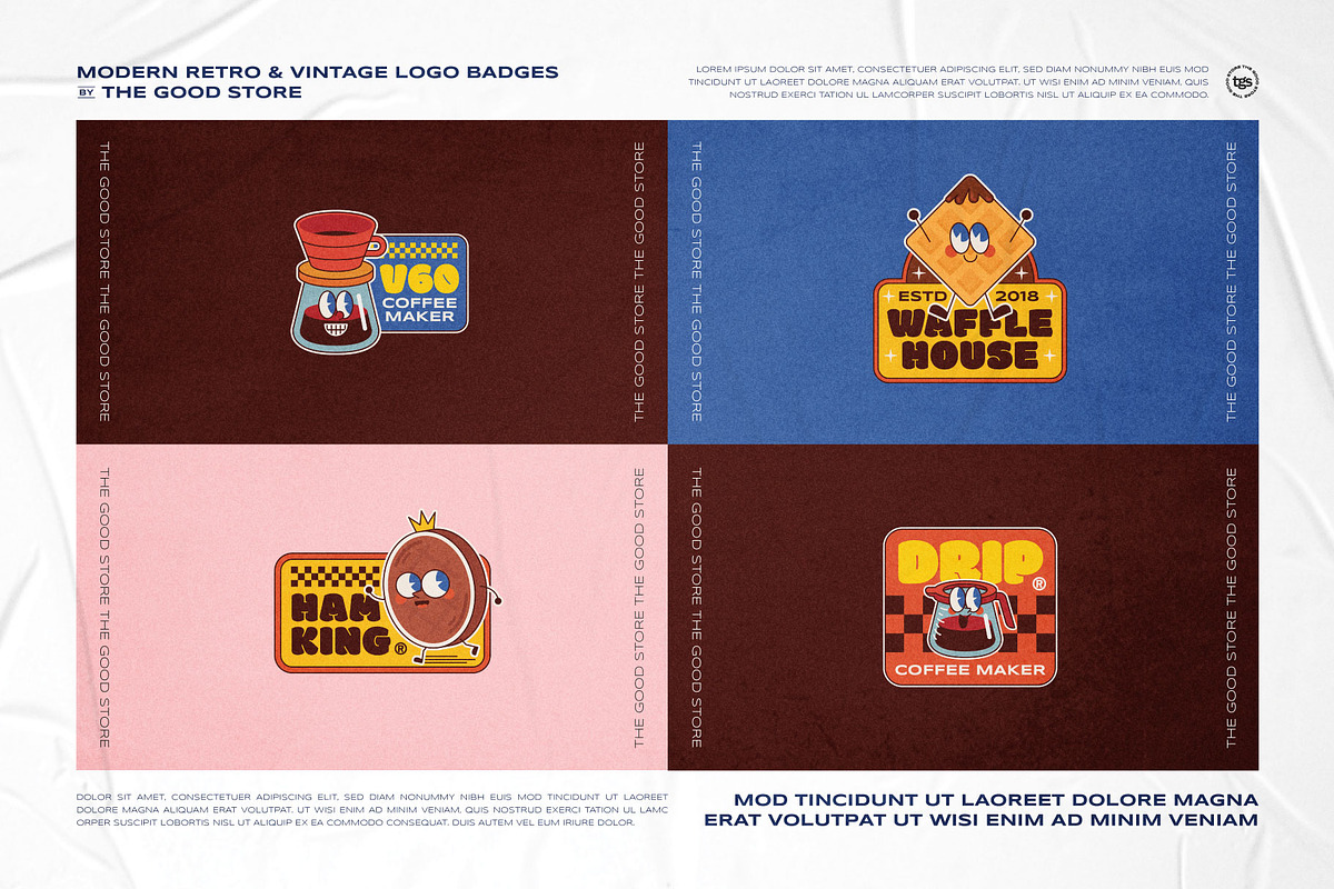 Illustration Logo Badges Bundle #3, a Branding & Logo Template by The Good Store (Photo 5 of 10)