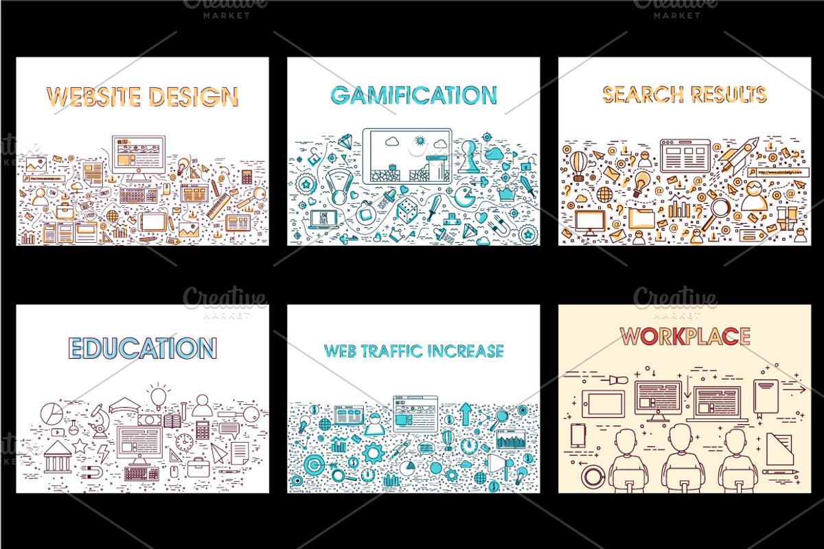 Infographic Web Elements Vol - 1, an Education Illustration by Allies Interactive (Photo 6 of 7)