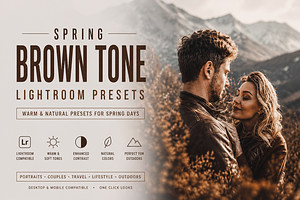 Spring Brown Tone Lightroom Presets, a Preset Add-On by AAA Presets