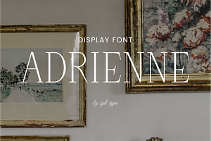 Adrienne Display Font