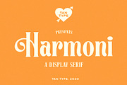 TAN - Harmoni, a Serif Font by TanType (Thumbnail 1 of 19)