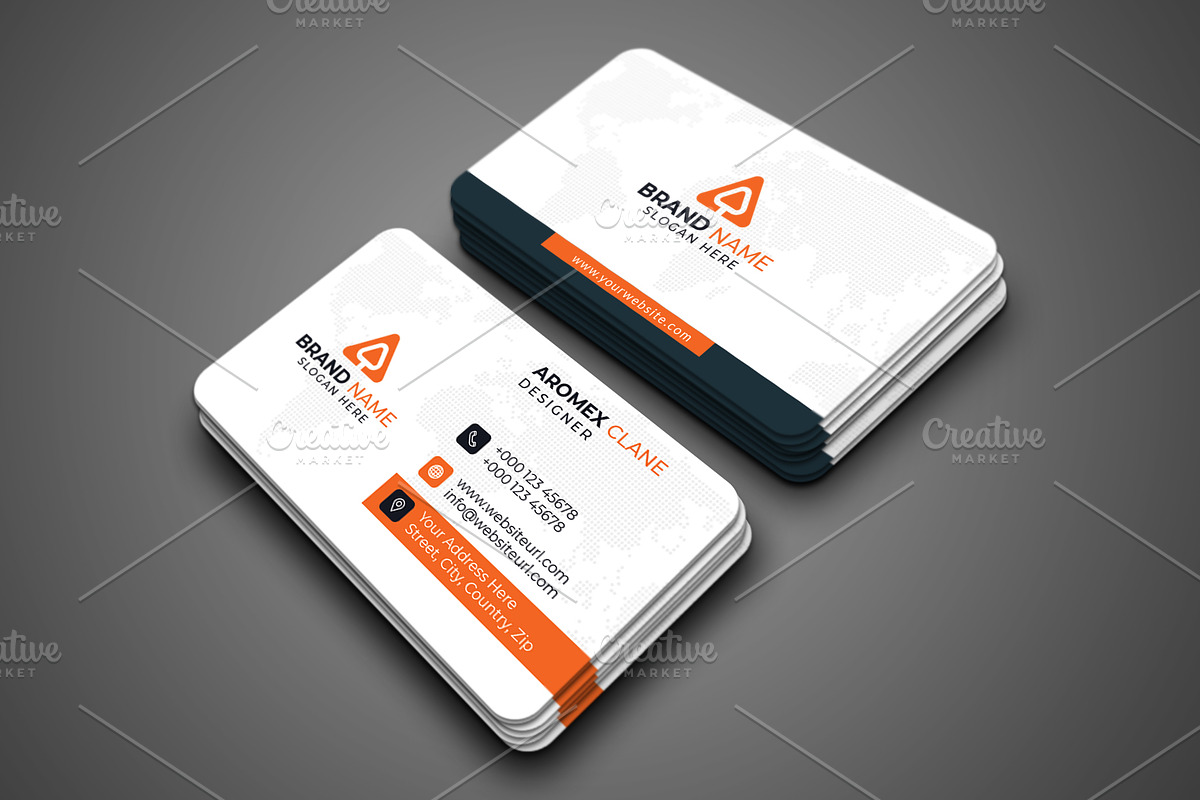 Corporate Business Card Template, a Business Card Template by saifulbranding (Photo 3 of 5)
