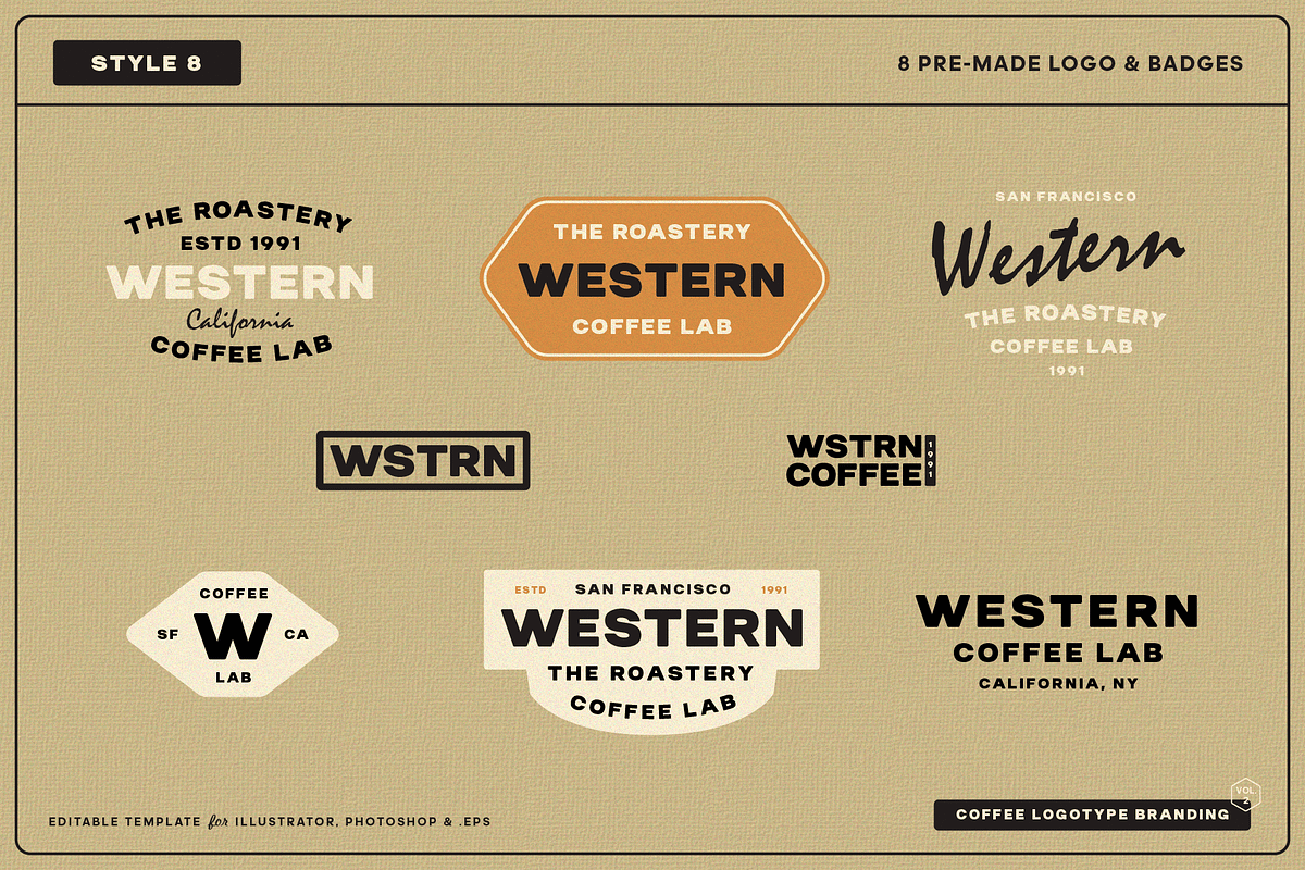 Logotype Coffee Branding, a Branding & Logo Template by Refolve Design (Photo 14 of 27)